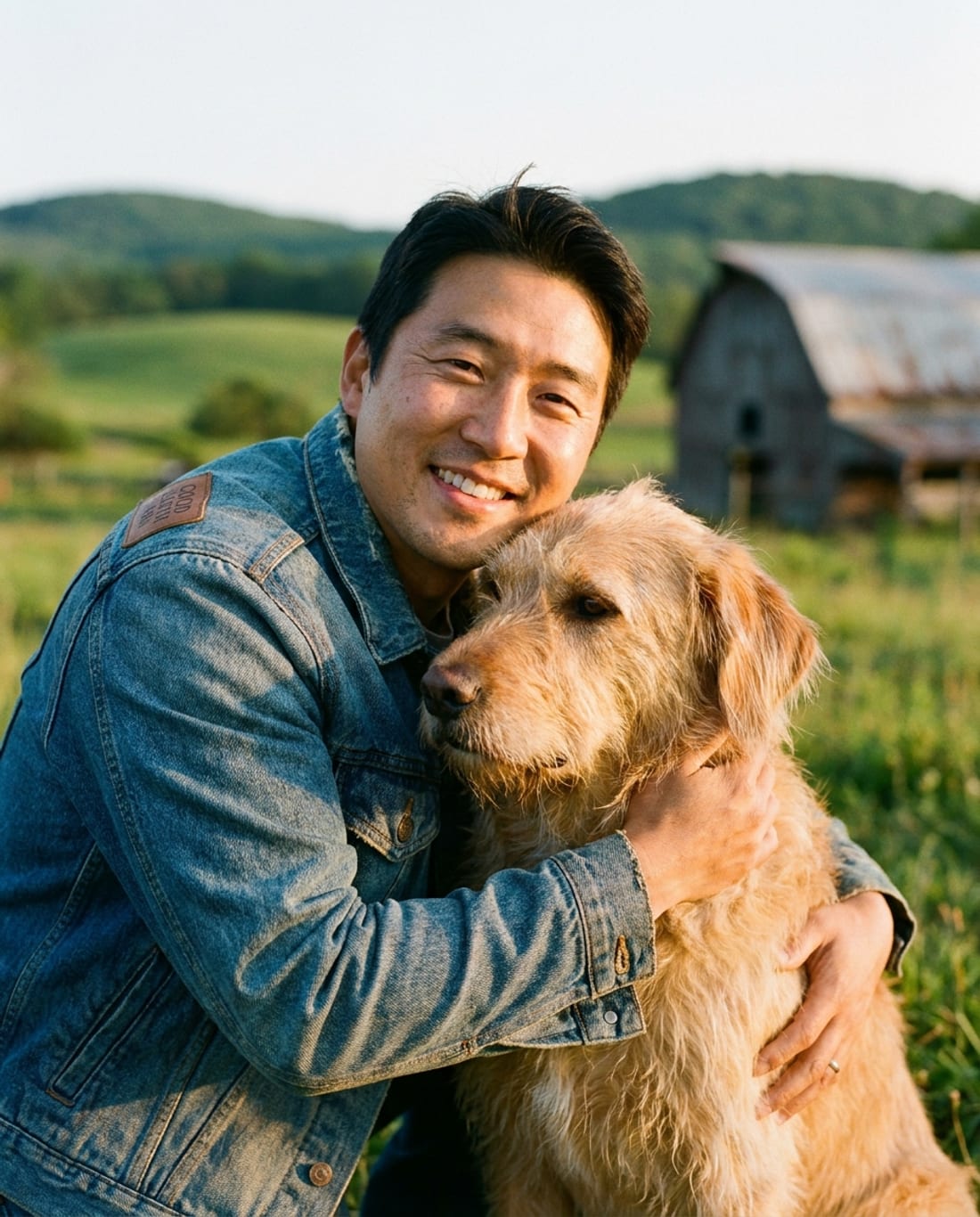 설립자와 반려견